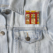buddhistische Glocken am Doi Suthep-Tempel Button (Beispiel)