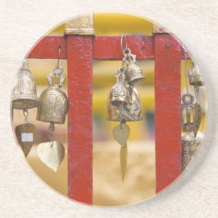 buddhistische Glocken am Doi Suthep-Tempel Getränkeuntersetzer