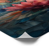 Buddhistische Göttin Guanyin Rainbow Mosaik Art Poster (Ecke)