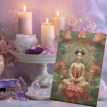 Buddhistische Göttin Quan Yin Portrait Malerei Art