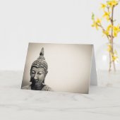 Buddhistische Gruß-Karte Karte (Gelbe Blume)