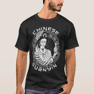 Buddhistische Guanyin asiatische Meditation Chines T-Shirt