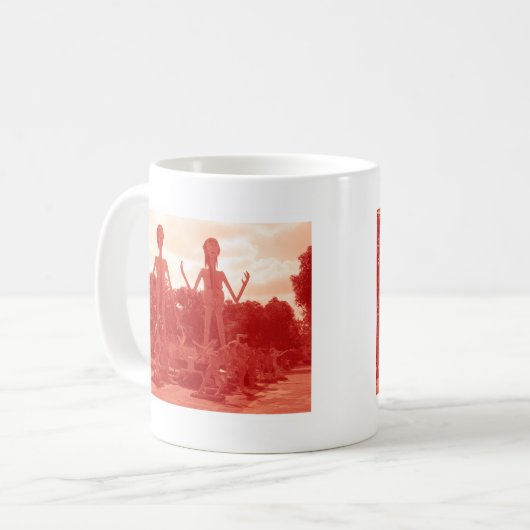 Buddhistische Hölle ... Thailand Kaffeetasse (Vorderseite Links)