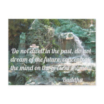 Buddhistische Inspirations-Postkarte