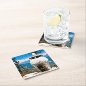 Buddhistische Kultstätte Rechteckiger Pappuntersetzer (Vor Ort)