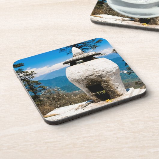 Buddhistische Kultstätte Untersetzer (Linke Seite)