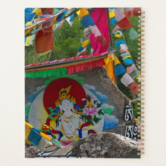 Buddhistische Malerei auf Steinen Planer (Rückseite)