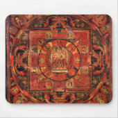 Buddhistische Mandala des Mitleids Mousepad (Vorne)