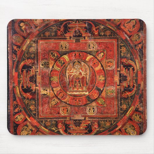 Buddhistische Mandala des Mitleids Mousepad (Vorne)
