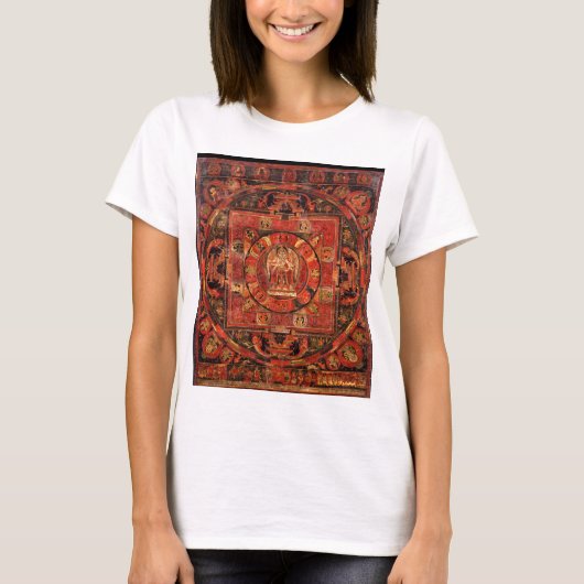 Buddhistische Mandala des Mitleids T-Shirt (Vorderseite)