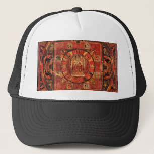 Buddhistische Mandala des Mitleids Truckerkappe