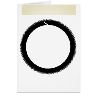 Buddhistische Mathe-Enso-Circle-Card