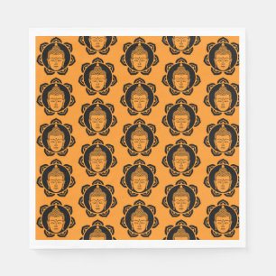 Buddhistische Meditation Art Decor Serviette