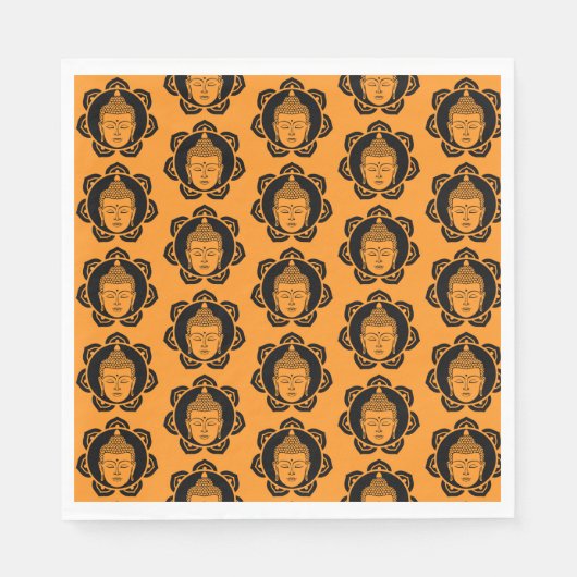 Buddhistische Meditation Art Decor Serviette (Vorderseite)