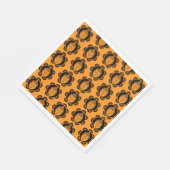 Buddhistische Meditation Art Decor Serviette (Ecke)