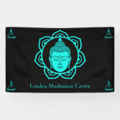 Buddhistische Meditation Banner (Horizontal)