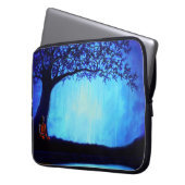 Buddhistische Meditations-Laptop-Hülse Laptopschutzhülle (Vorderseite Links)