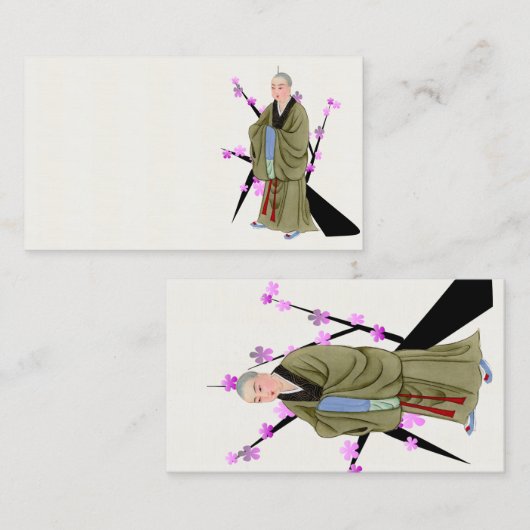 Buddhistische Mönch-Visitenkarte Visitenkarte (Vorne/Hinten)