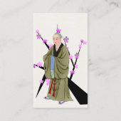 Buddhistische Mönch-Visitenkarte Visitenkarte (Rückseite)