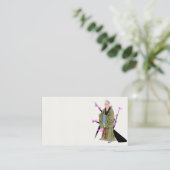 Buddhistische Mönch-Visitenkarte Visitenkarte (Stehend Vorderseite)