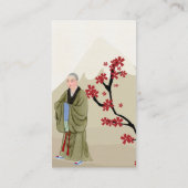 Buddhistische Mönch-Visitenkarte Visitenkarte (Rückseite)