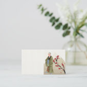 Buddhistische Mönch-Visitenkarte Visitenkarte (Stehend Vorderseite)