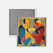 Buddhistische Mönche umwandeln Magnet (Vorderseite/Rückseite)