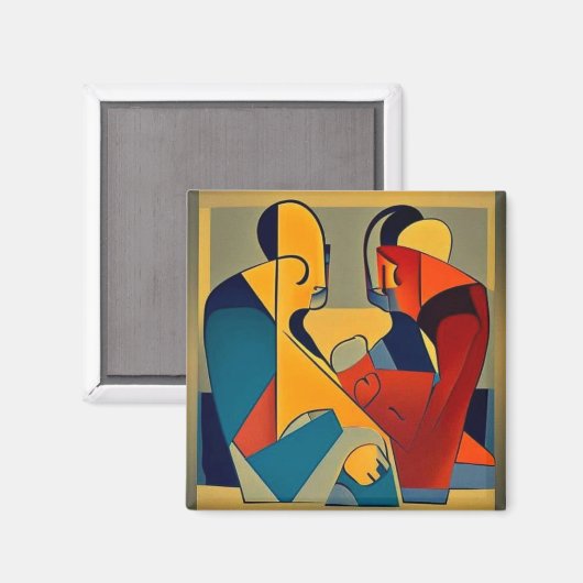 Buddhistische Mönche umwandeln Magnet (Vorderseite/Rückseite)