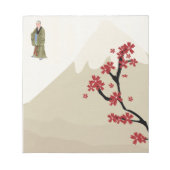 Buddhistische Mönchsfrau Notizblock (Vorderseite)