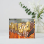 Buddhistische Mondpostkarte Postkarte (Stehend Vorderseite)