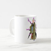 Buddhistische Monk Coffee Tasse (Vorderseite Links)