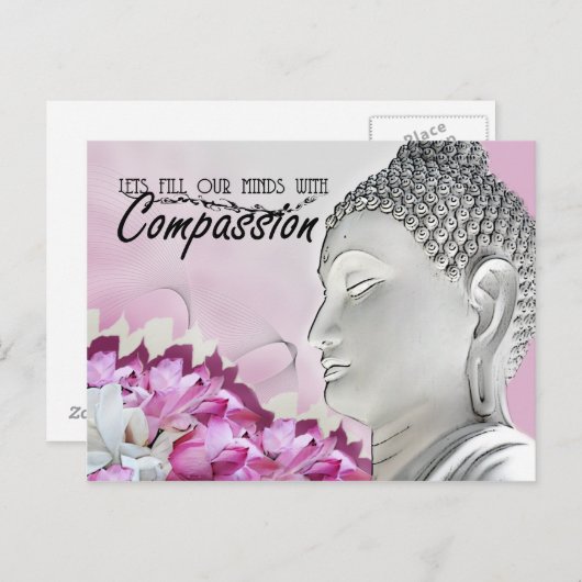 Buddhistische Postkarte (Vorne/Hinten)