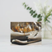 Buddhistische Postkarte (Stehend Vorderseite)