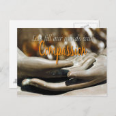 Buddhistische Postkarte (Vorne/Hinten)