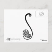 Buddhistische Postkarte (Rückseite)