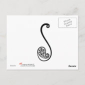 Buddhistische Postkarte - Sri Lanka (Rückseite)