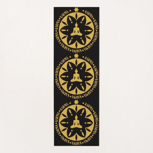 Buddhistische Religion Karma - Buddhismus - sechs Yogamatte (Vorderseite)