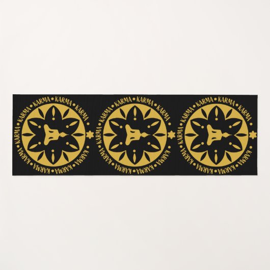 Buddhistische Religion Karma - Buddhismus - sechs Yogamatte (Vorderseite (Horizontal))