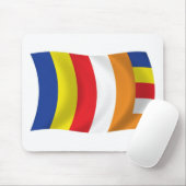 Buddhistische Religionsflagge Mauspad (Mit Mouse)