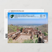 Buddhistische Ruinen von Takht-i-Bahi und Sahr-i-B Postkarte (Vorne/Hinten)