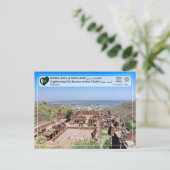 Buddhistische Ruinen von Takht-i-Bahi und Sahr-i-B Postkarte (Stehend Vorderseite)