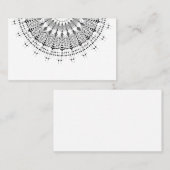 Buddhistische Stammes- Mandala Visitenkarte (Vorne/Hinten)