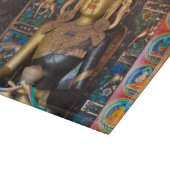 Buddhistische Statue im Kloster Litang Schneidebrett (Ecke)