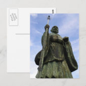 Buddhistische Statue Imayama Kobo Daishi Postkarte (Vorne/Hinten)