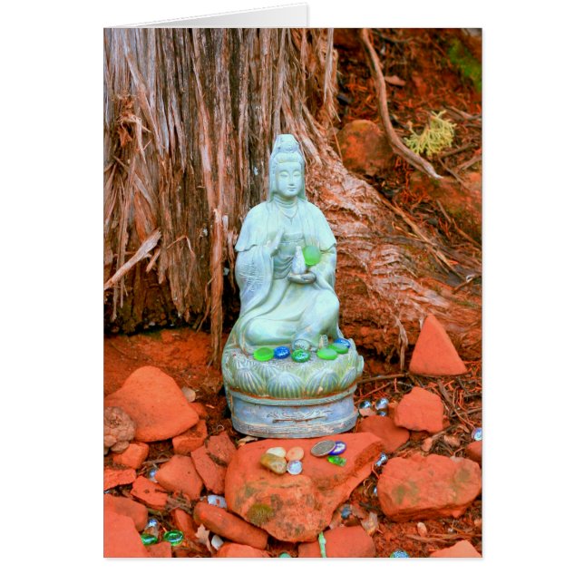 Buddhistische Statue in Sedona (Vorne)