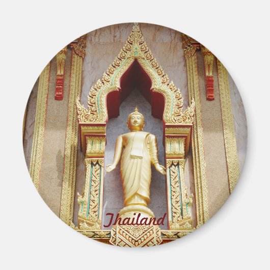 Buddhistische Statue Magnet (Vorne)