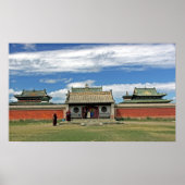 buddhistische Tempel in Erdene Zuu, Monglia Poster (Vorne)