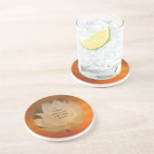 Buddhistische Untersetzer SGI mit Lotos-Blume und (Seite)