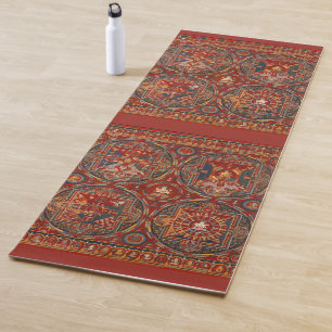 Buddhistische Vier Mandalas aus Zentraltibet Yogamatte