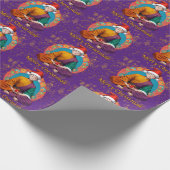 Buddhistische Weihnachten Geschenkpapier (Ecke)